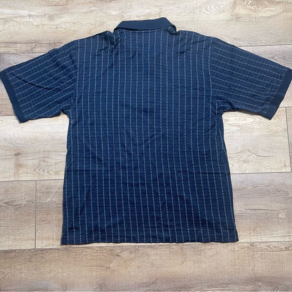Callaway Golf Polo Shirt Mens Size Large Blue Logo embroidered 100% Fine Cotton - Picture 7 of 8